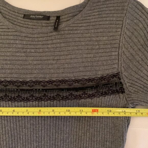 Faust Fuentes Bodycon Gray Dress Size S - Picture 6 of 10